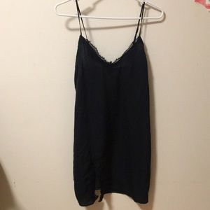 Black lacy slip dress (Xs-S)